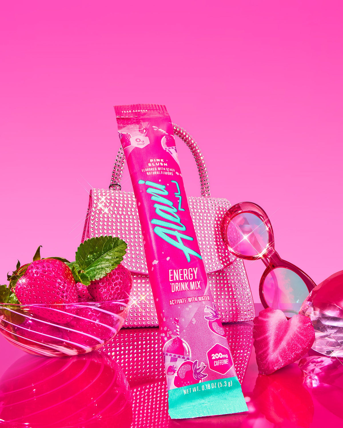 Pink Slush Powdered Energy Drink Mix — 10-Pack
