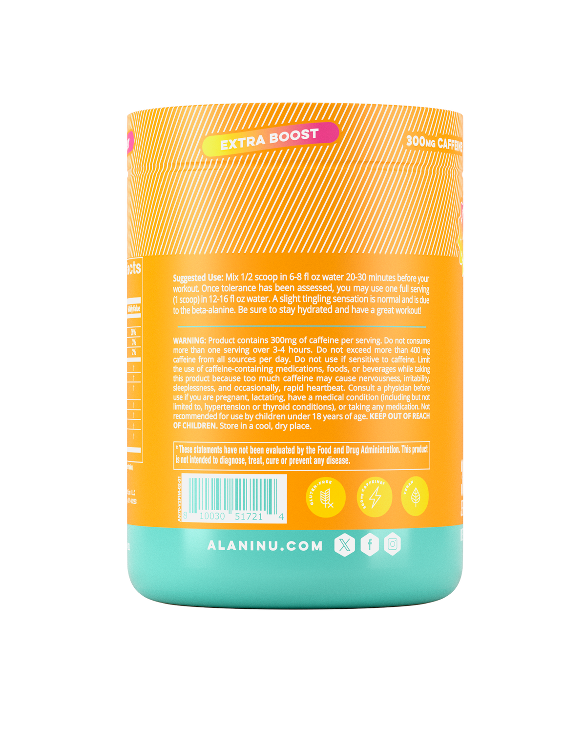 Paradise Swirl High-Stim Pre-Workout+ — 30 Servings