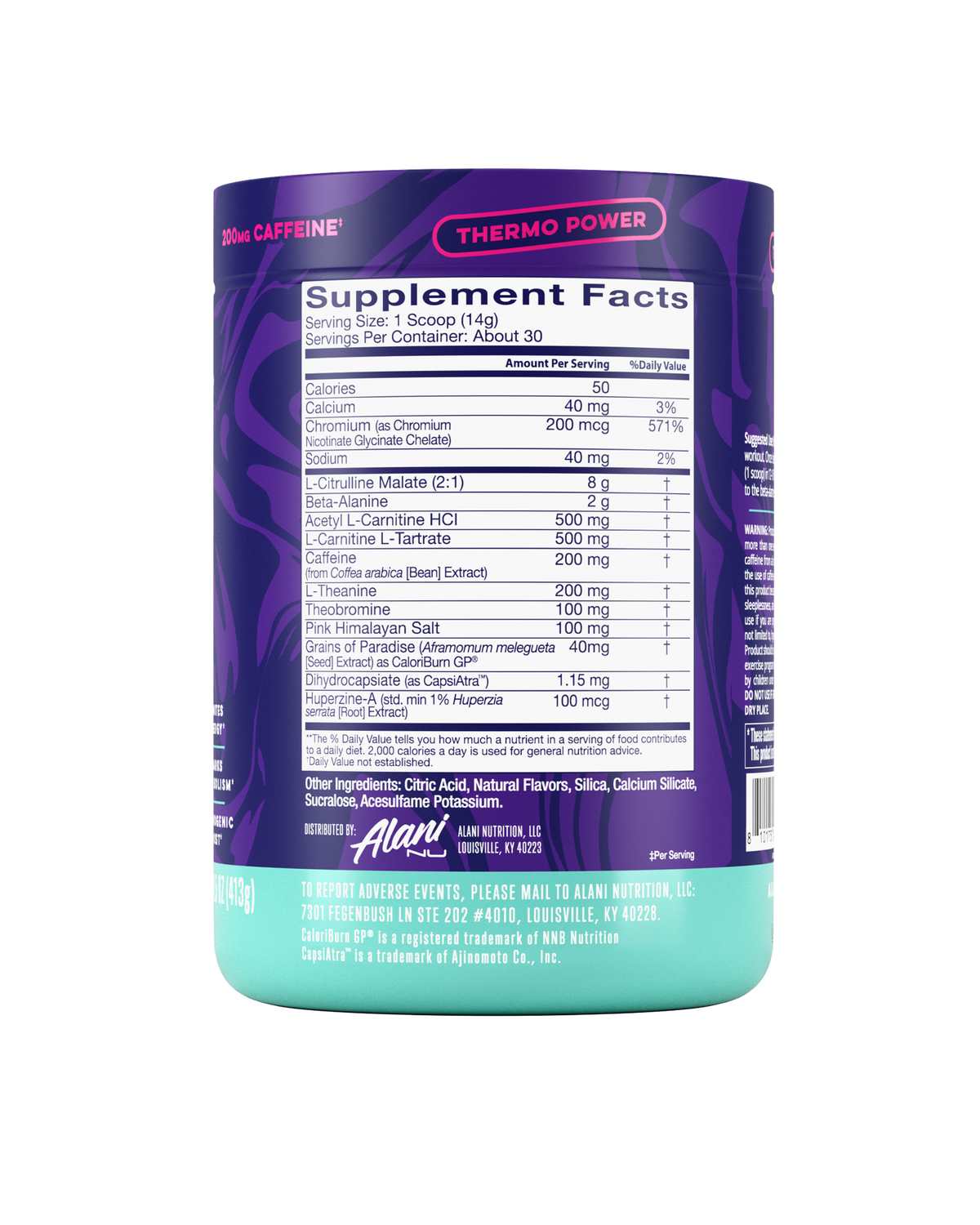 Pre-Workout+ Burn Supplement - Melonberry Blast, 30 Servings