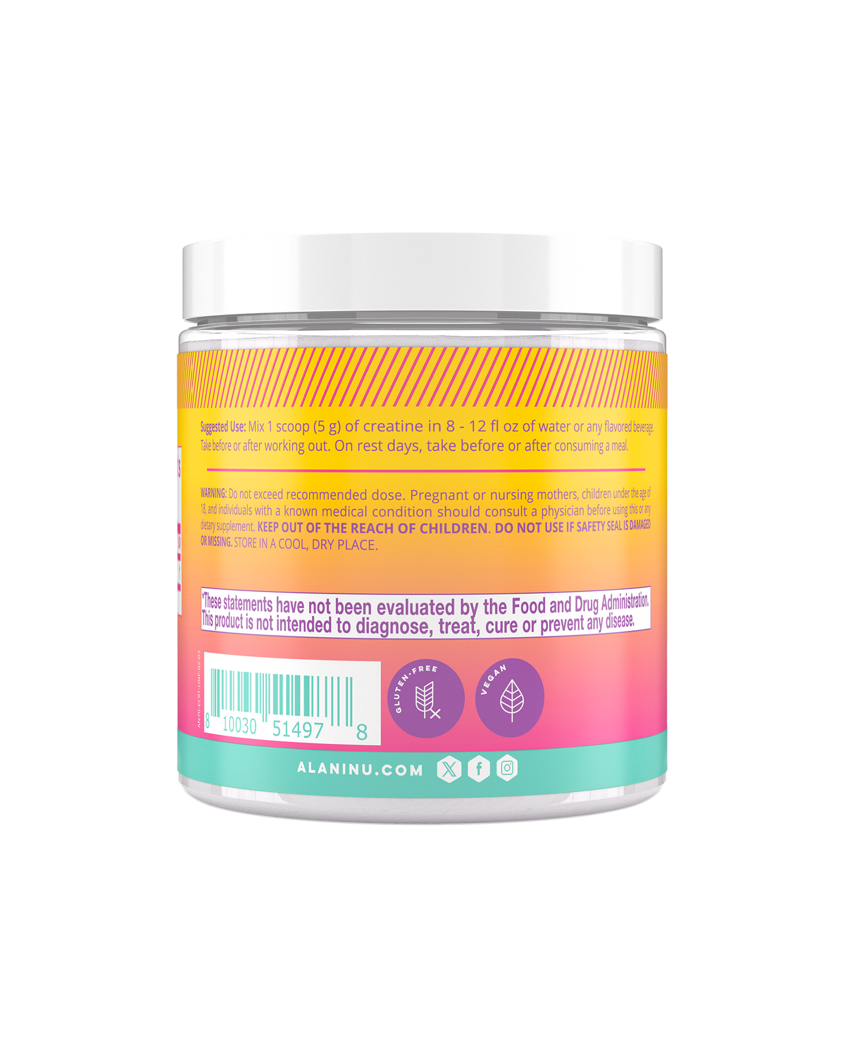 Pure Creatine Powder — 30 Servings