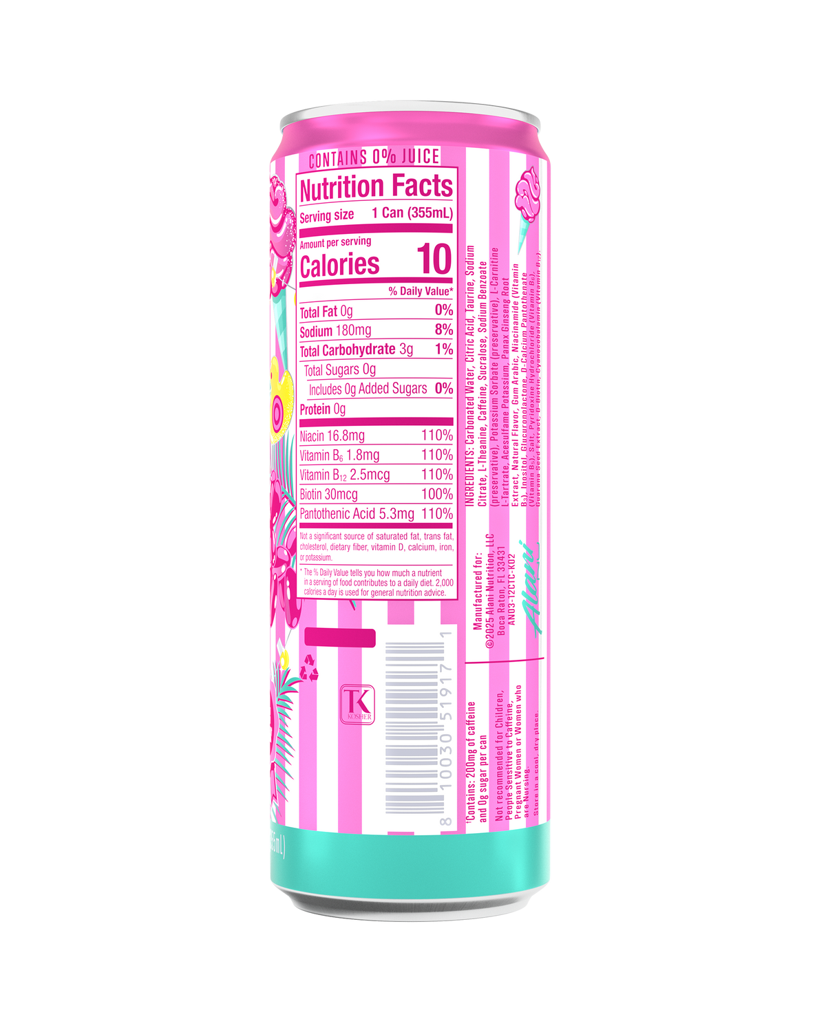 Cotton Candy Energy Drink, 12-Pack