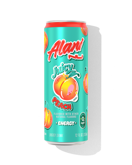 Juicy Peach Zero-Sugar Energy Drink — 12-Pack