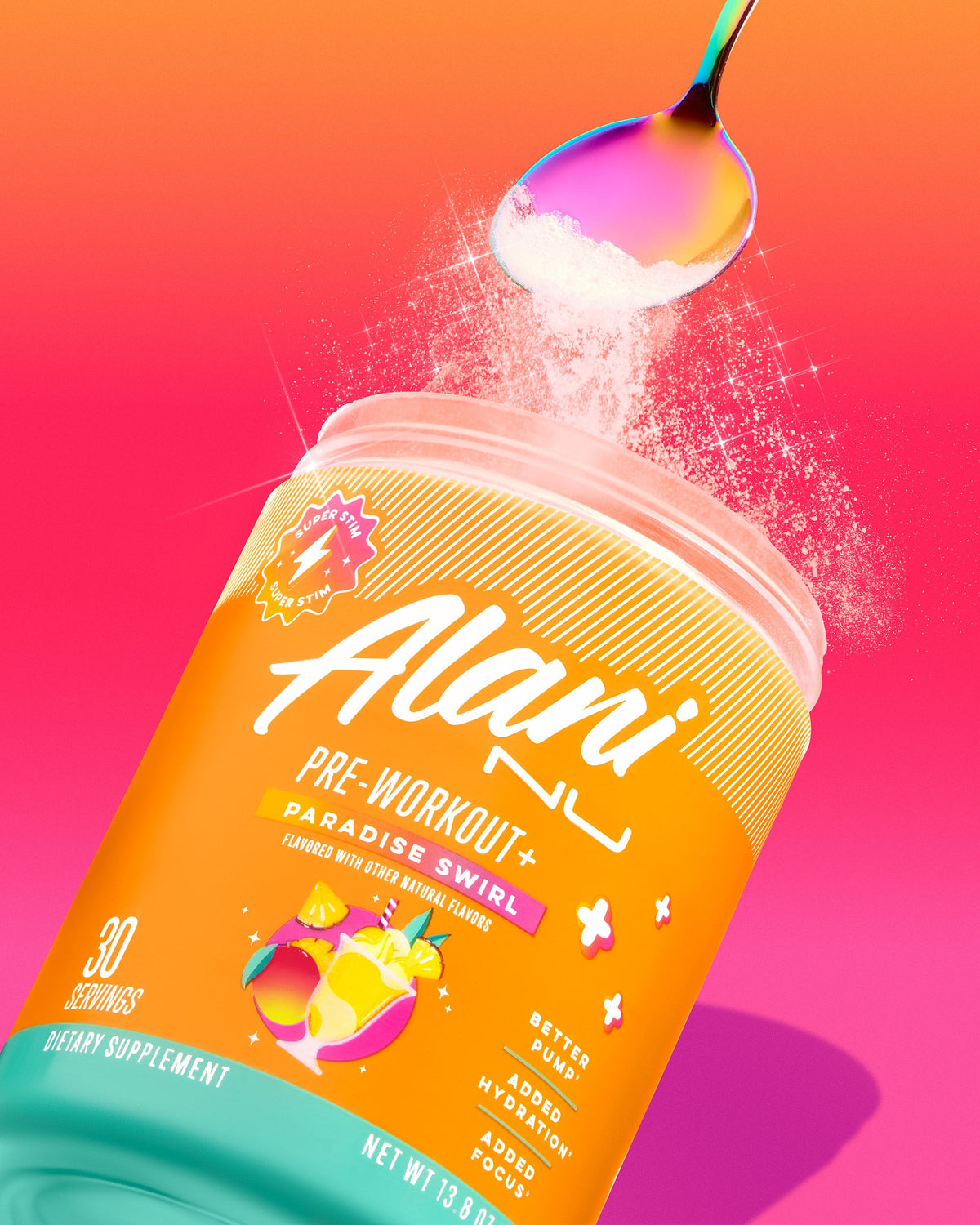 Paradise Swirl High-Stim Pre-Workout+ — 30 Servings