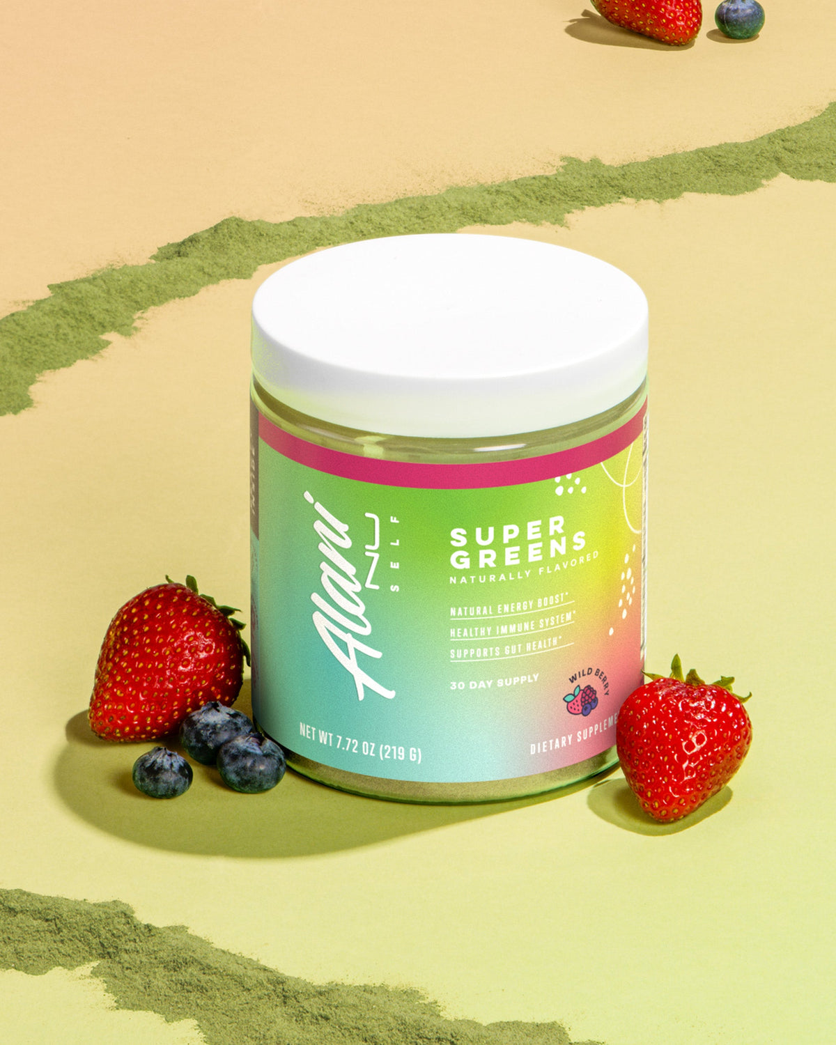 Wild Berry Super Greens Powder — 30-Day Supply
