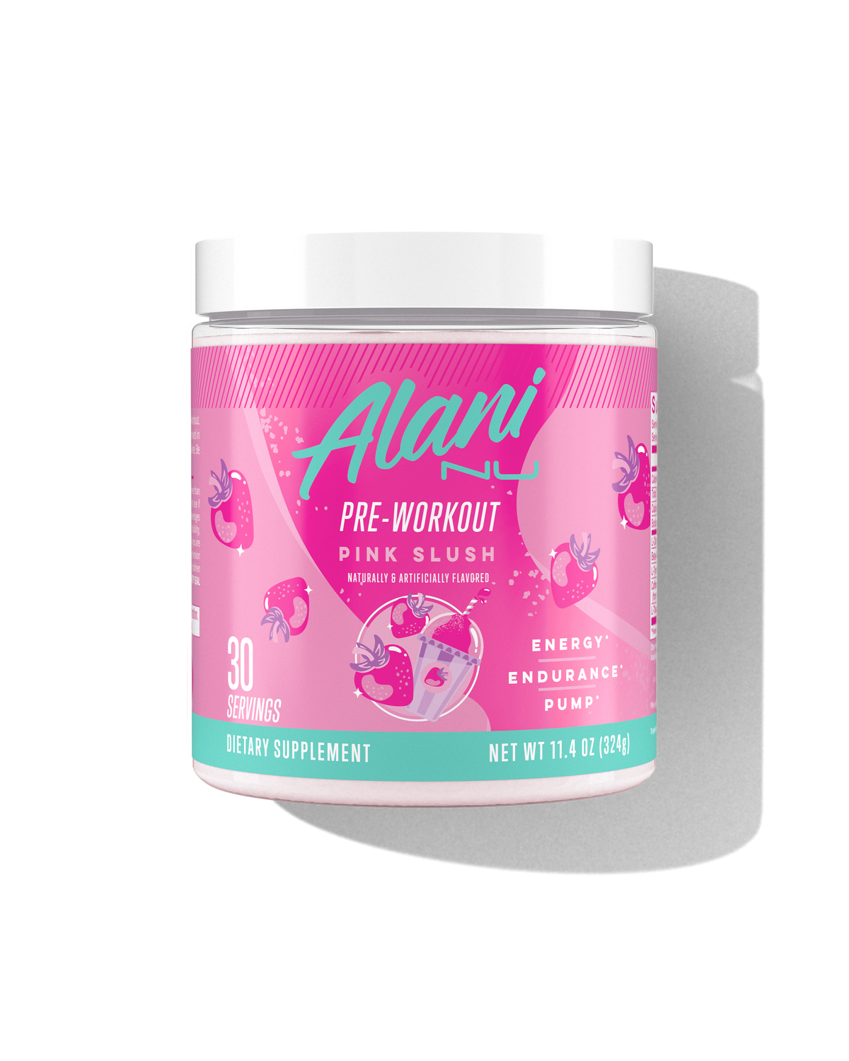 Pink Slush Pre-Workout Powder, 30 Servings
