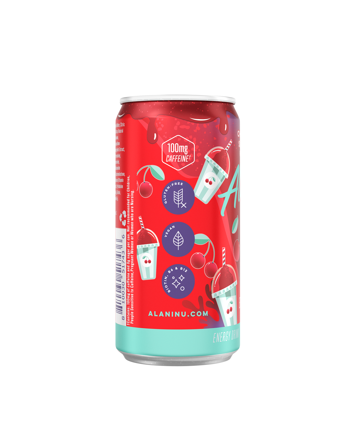Cherry Slush Mini Energy Drink, 24-Pack