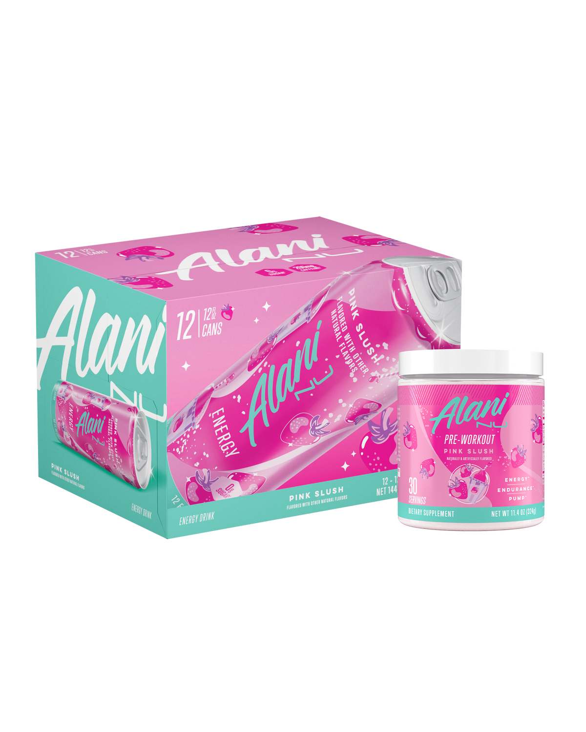 Pink Slush Energy Drink & Pre-Workout Bundle
