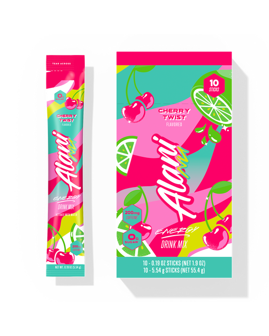Cherry Twist Energy Drink Mix Sticks, 10-Pack