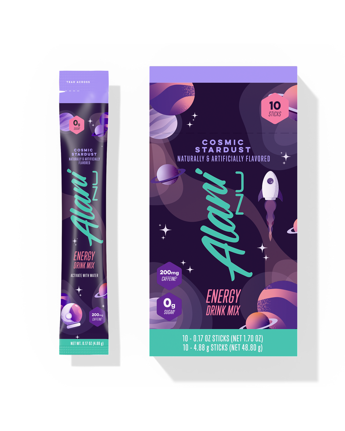 Cosmic Stardust Powdered Energy Sticks — 10-Pack
