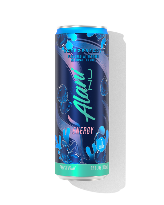 Breezeberry Zero-Sugar Energy Drink — 12-Pack