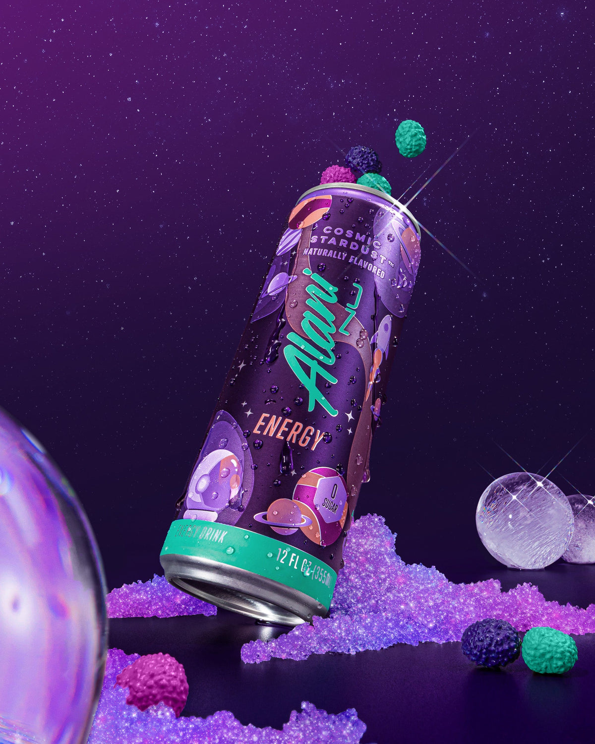 Cosmic Stardust Zero-Sugar Energy Drink — 12-Pack