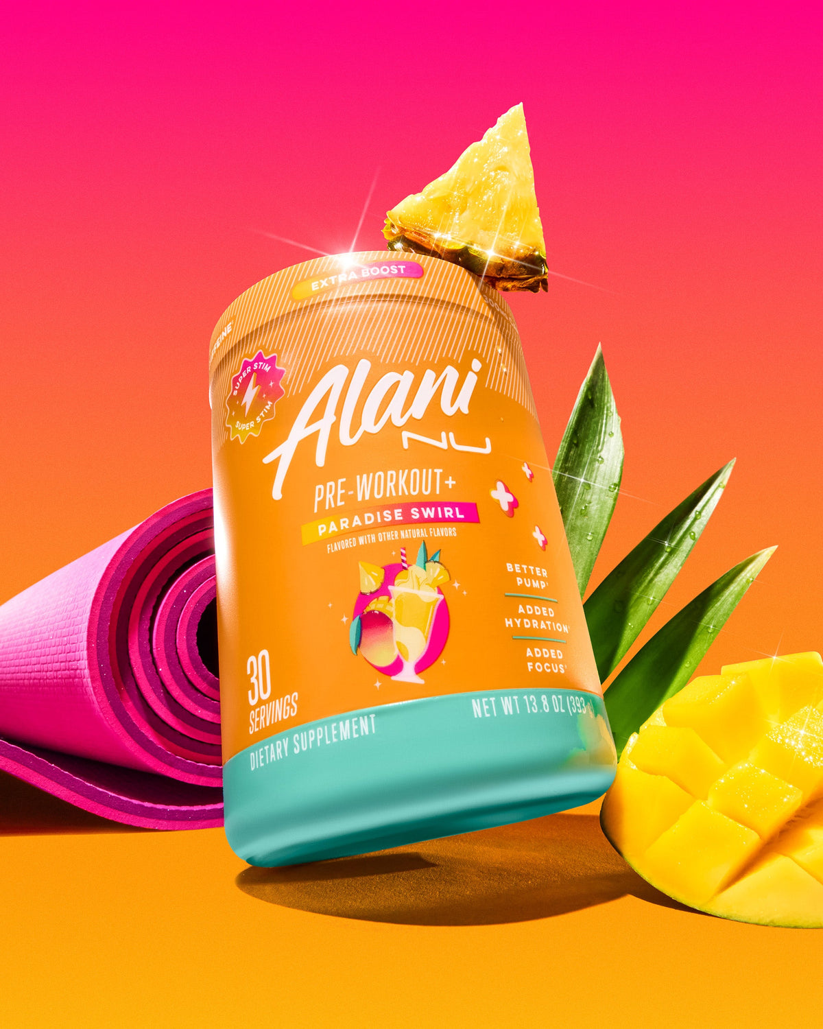 Paradise Swirl High-Stim Pre-Workout+ — 30 Servings