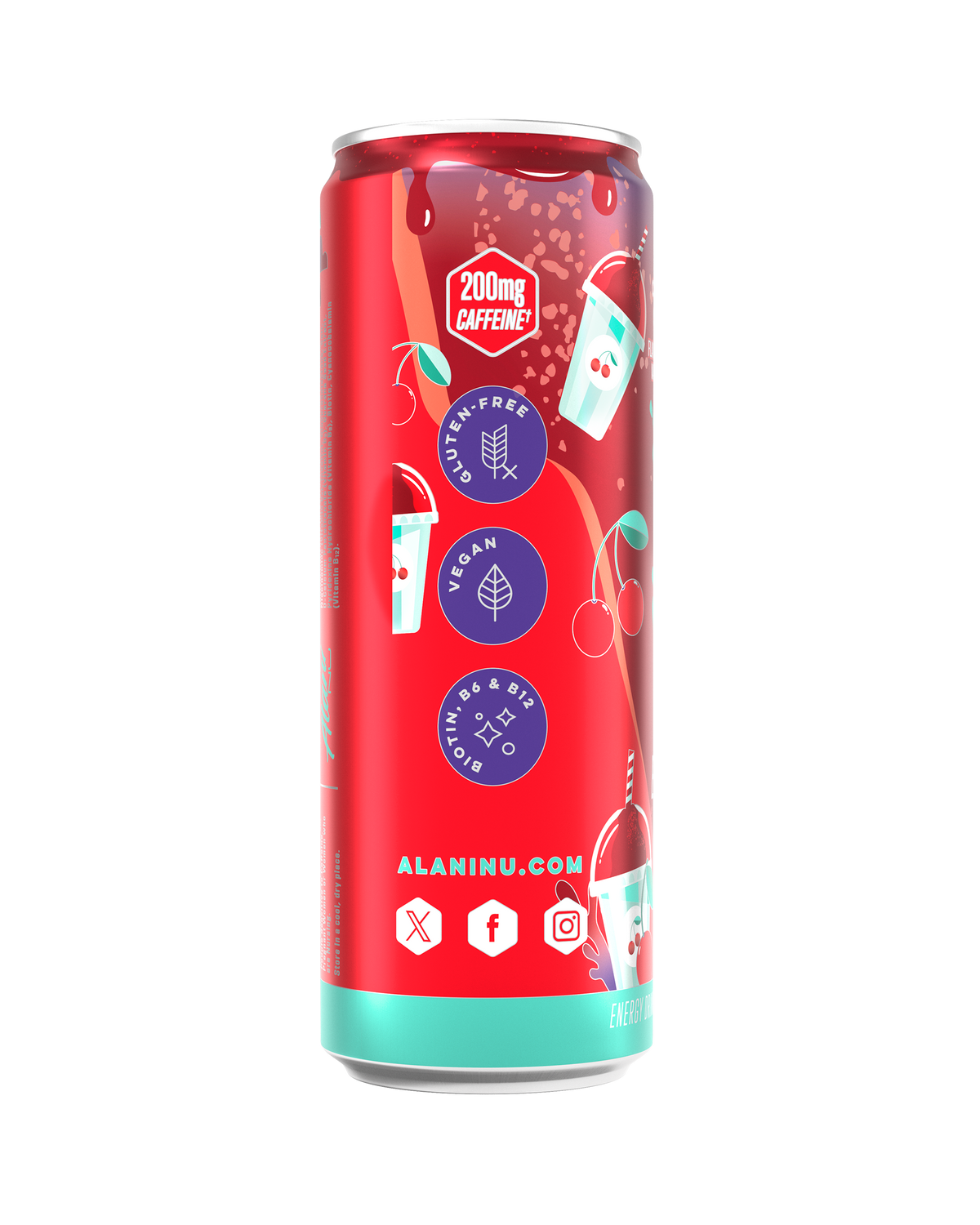 Cherry Slush Zero-Sugar Energy Drink — 12-Pack